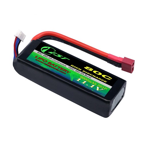What is the advantage and disadvantage for RC polymer lithium batteries?
