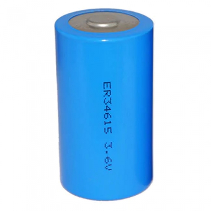 lithium primary battery disposable ER34615 3.6V 19Ah 19000mAh Li/SOCl2 D size with plug