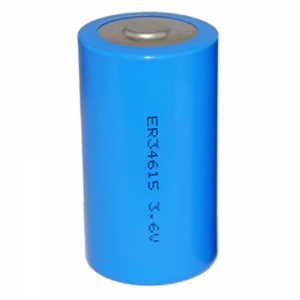 lithium primary battery disposable ER34615 3.6V 19Ah 19000mAh Li/SOCl2 D size with plug